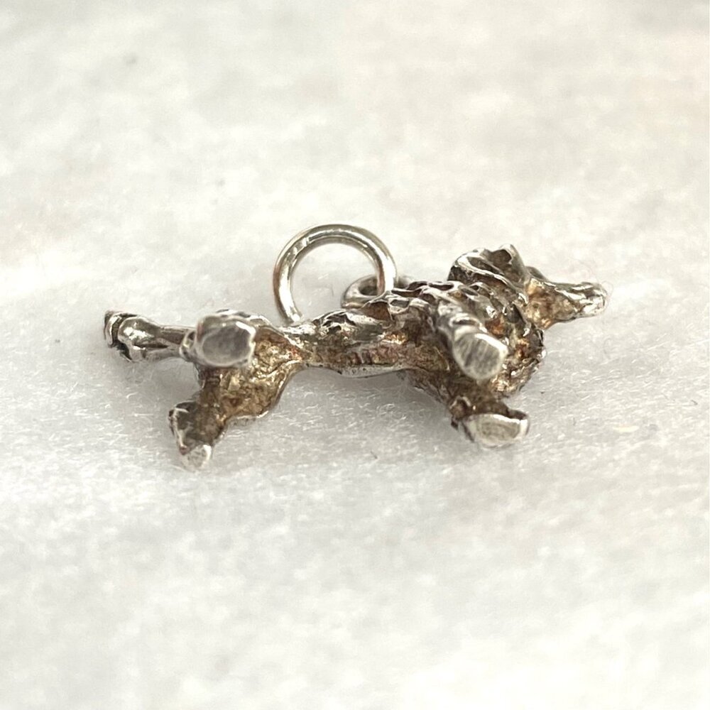 Solid Sterling Silver 925 3 Dimensional Poodle Do… - image 7